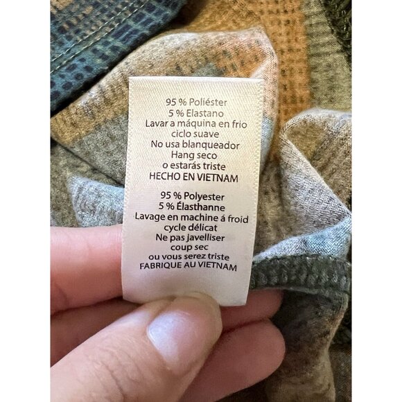 LuLaRoe Green Color Block Shirt Size XXS Preppy Colorful Retro Comfort Modern‎ - Picture 10 of 11